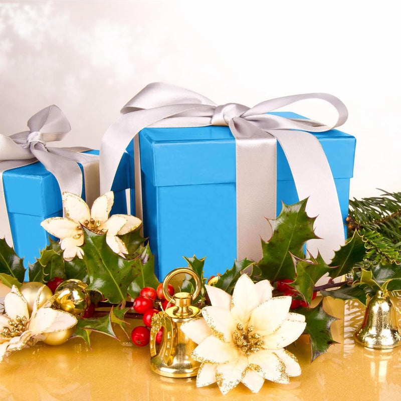 Hlonon Blue Tissue Paper for Gift Bags - 30 Sheets of Blue Wrapping Tissue Paper Bulk Packaging Paper for Weddings Birthday DIY Project Christmas Gift Wrapping Crafts Decor (14 x 20 Inch) - Image 5
